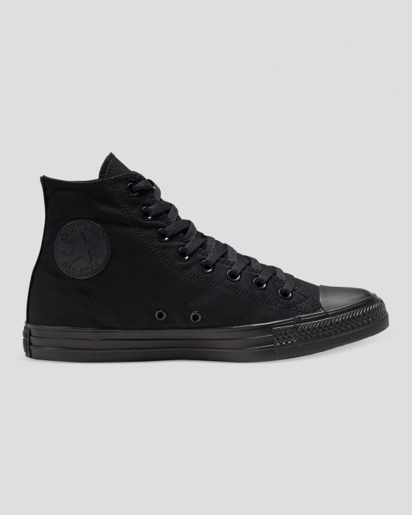 Converse Chuck Taylor All Star Classic Sort Sko Danmark - Converse Høje Sneakers Herre - 25396XSTN